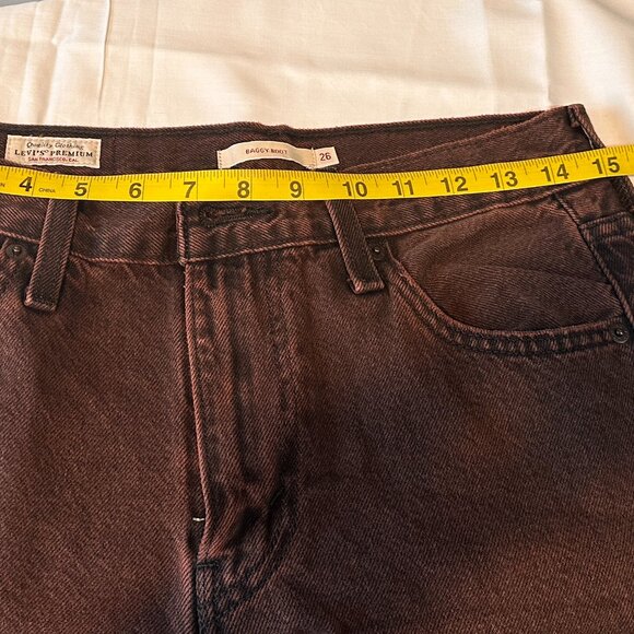 Levi's Premium Baggy Boot Red wash jeans - Picture 6 of 7